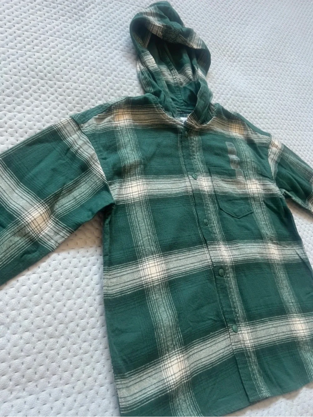 Gap Kids Hooded Flannel Shirt | Size XL/12